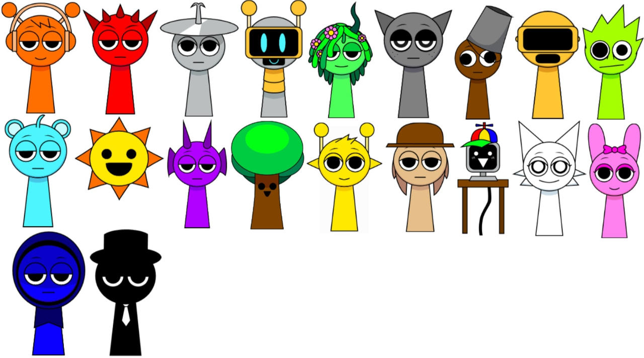 Incredibox Sprunki Characters by WindowsFan2019 on DeviantArt