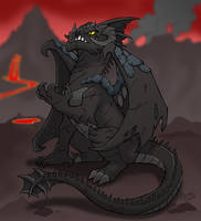 mean black dragon