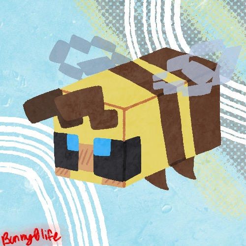 Minecraft Bee Deviantart Minecraft Bee :) by Bunny0life on DeviantArt