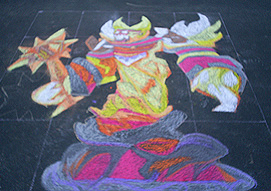 Ragnaros Sidewalk Chalk