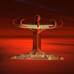 Temple Of The Red Moon1 by infinityfractals