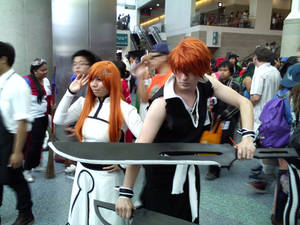 Anime expo 2014 Ichigo with orihime