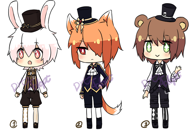 Adoptable Auction : Ouji Lolita Boys [CLOSED]