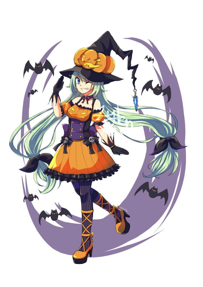 Adoptable auction: Pumpkin Witch [CLOSED]