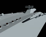 Delfin Class Warship - Close Up by Moriadne