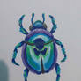 Beetle (Acrylic Markers)