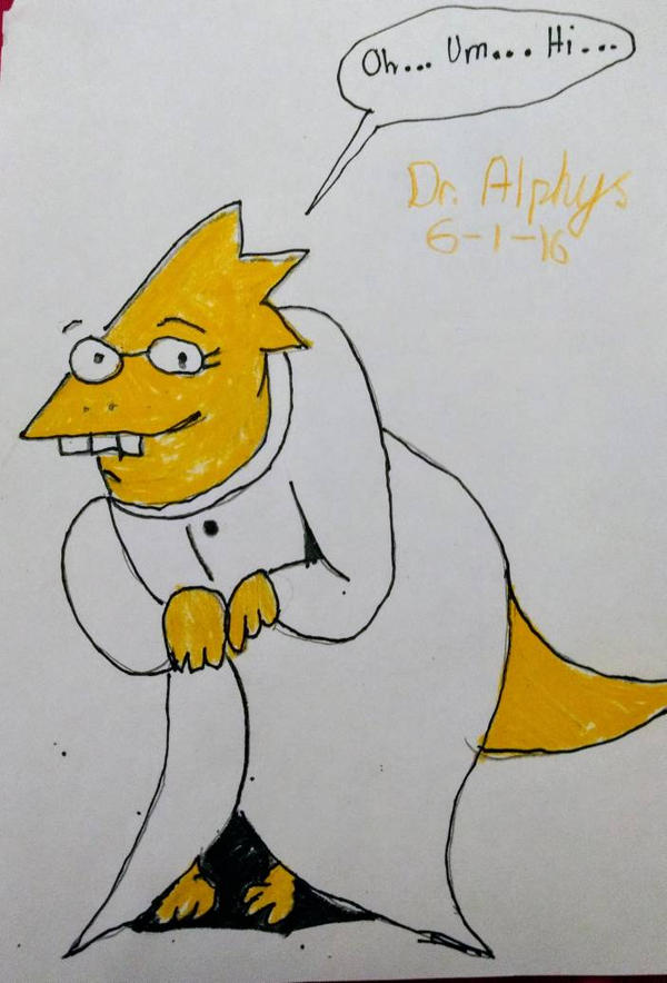 Dr. Alphys by Survivor6713 on DeviantArt