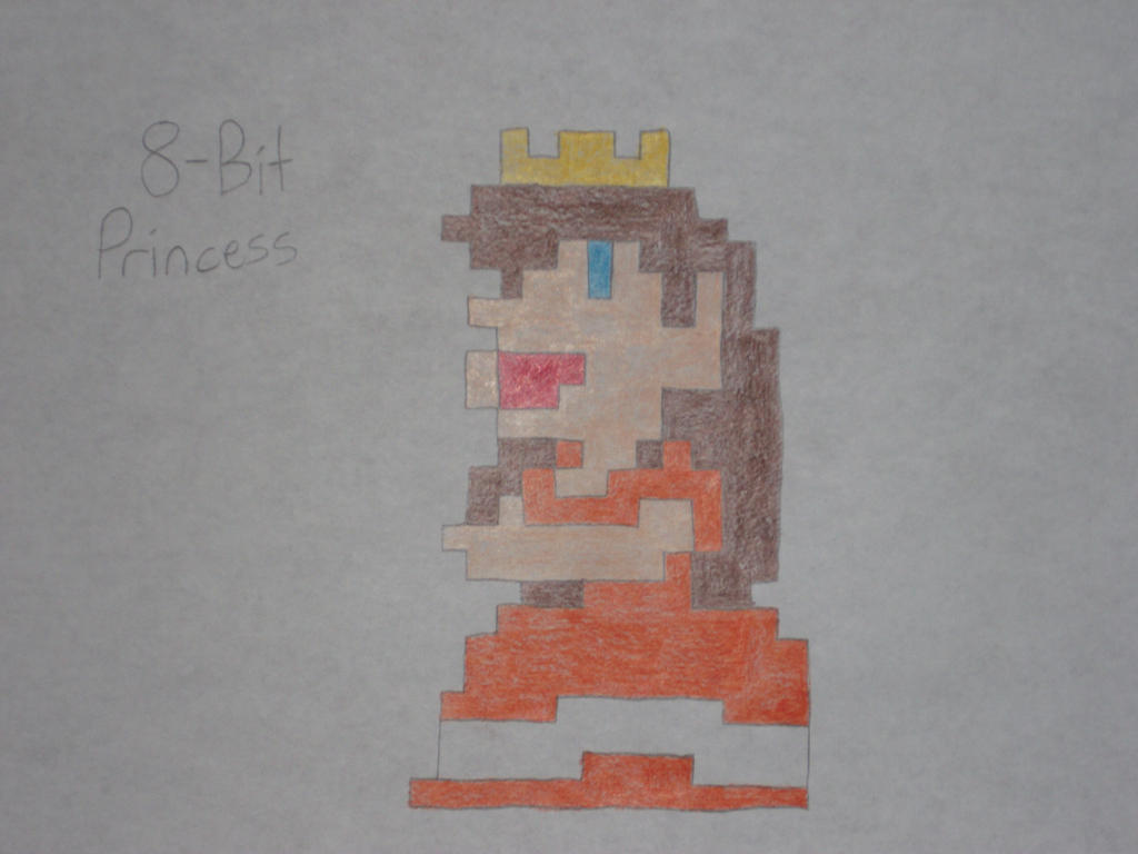 128 Bit Princess 8-Bit Princess by rabbidlover01 on DeviantArt