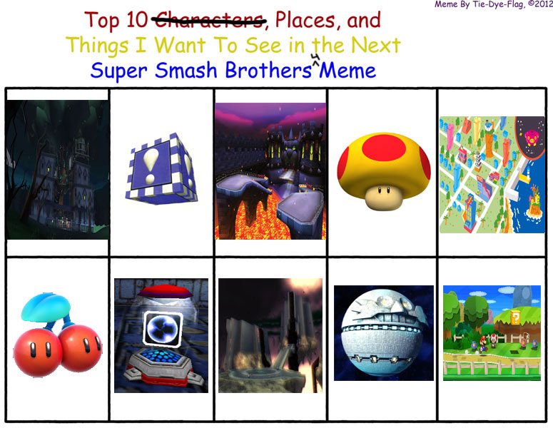 My Top 10 things I want in Super Smash Bros. 4