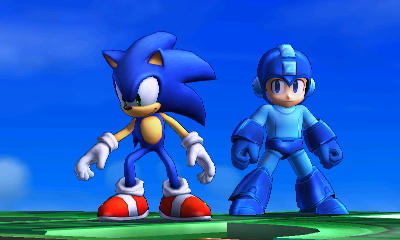 The Blue Blur and the Blue Bomber