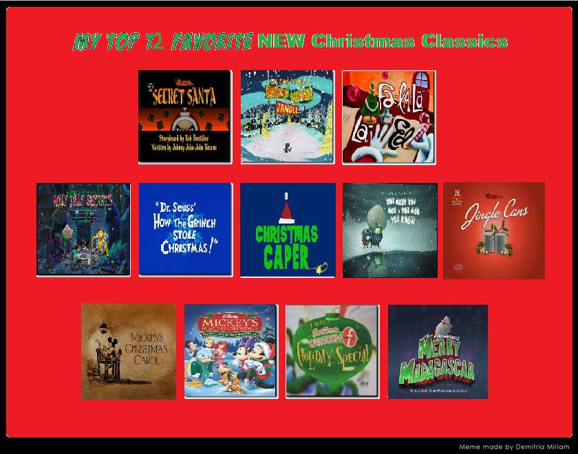 My Top 10 Holiday Specials