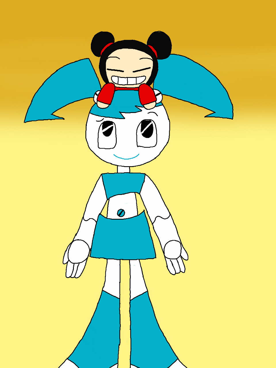 Pucca meets Jenny/XJ9