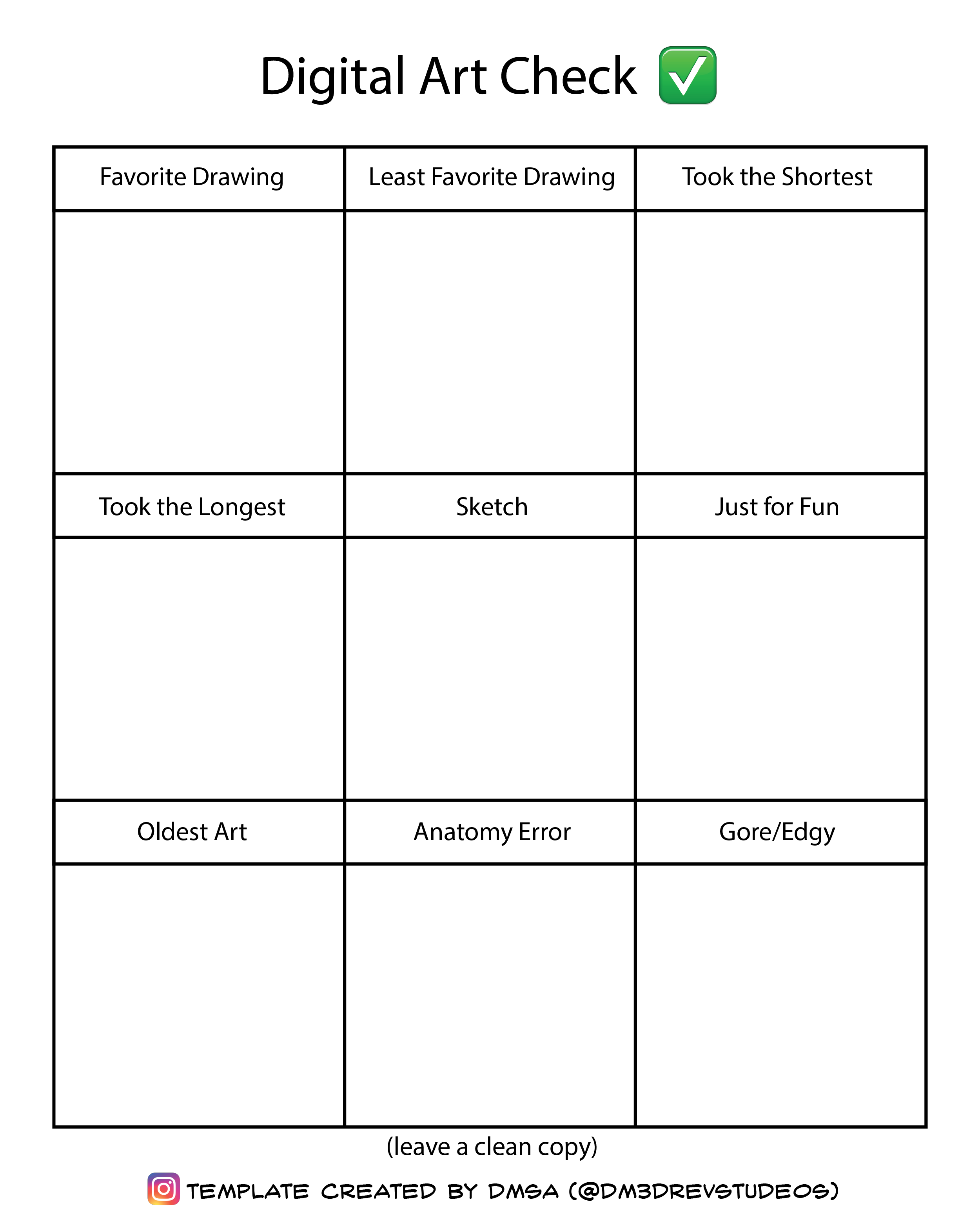 Digital Art Check Template by DM-SketchAlchemist on DeviantArt