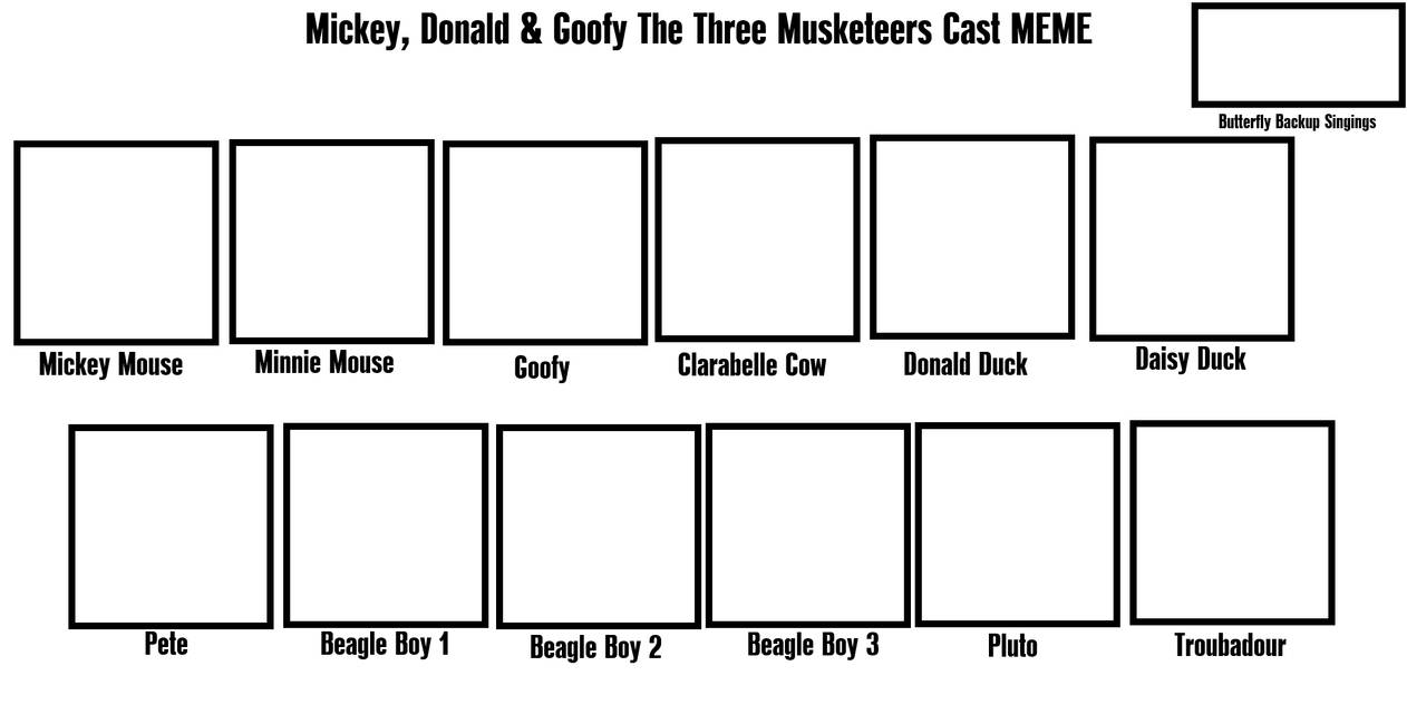 Mickey Donald Goofy The Three Musketeers Cast M By DiamondJeff03031996 Mickey donald goofy the three musketeers cast m by diamondjeff03031996