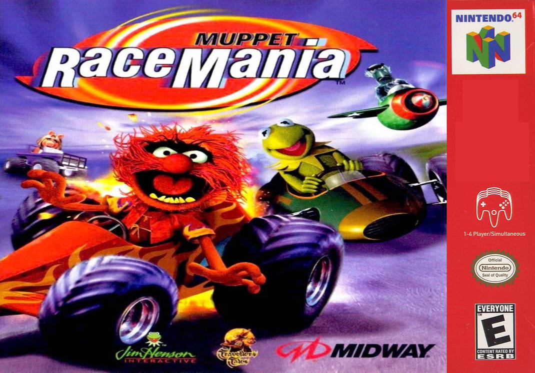 Muppet Race Mania N64 Box Art by GoldJeff3031996 on DeviantArt