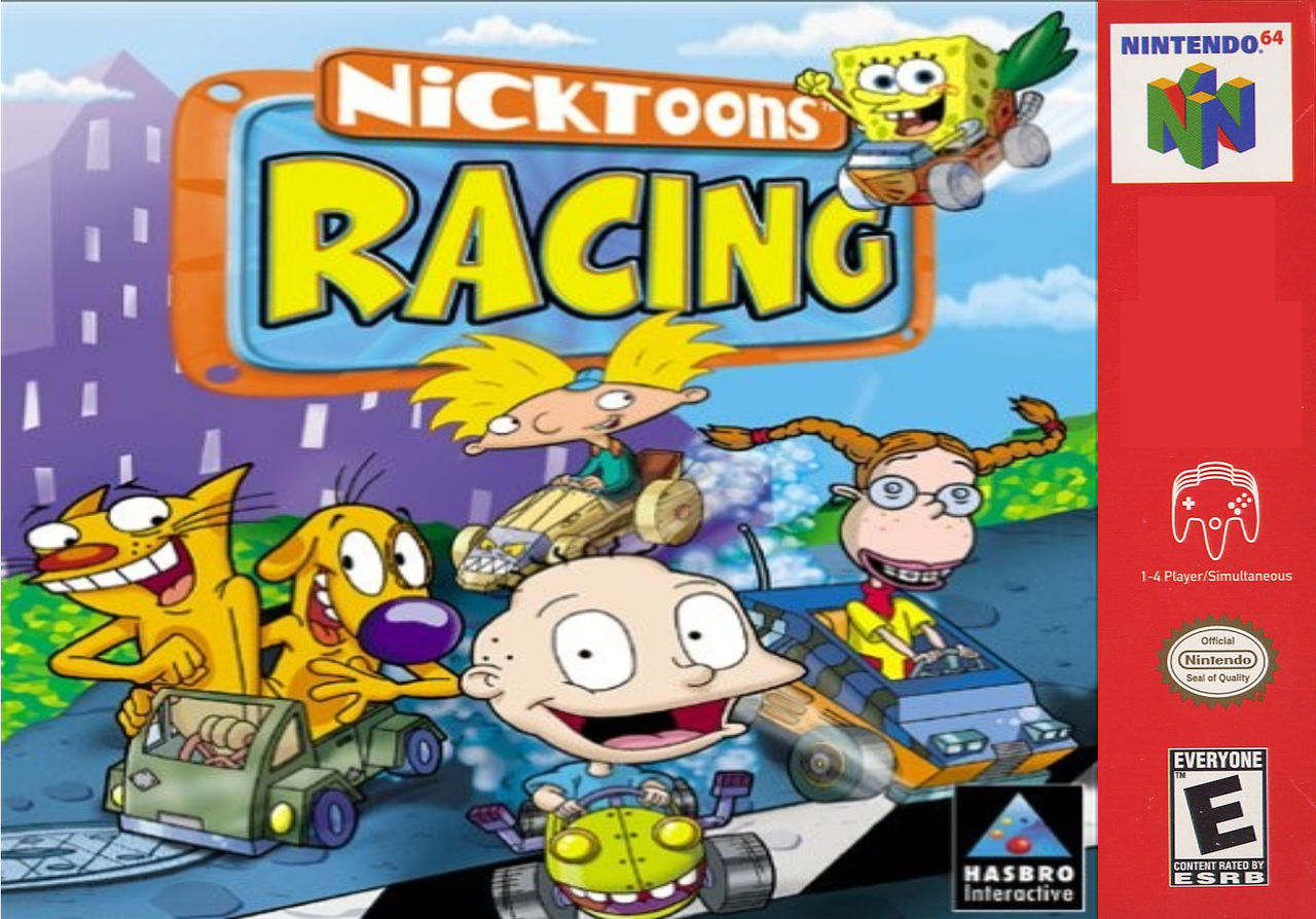 Nicktoons Racing Pc Box Nicktoons Racing N64 Box Art by DiamondJeff03031996 on DeviantArt