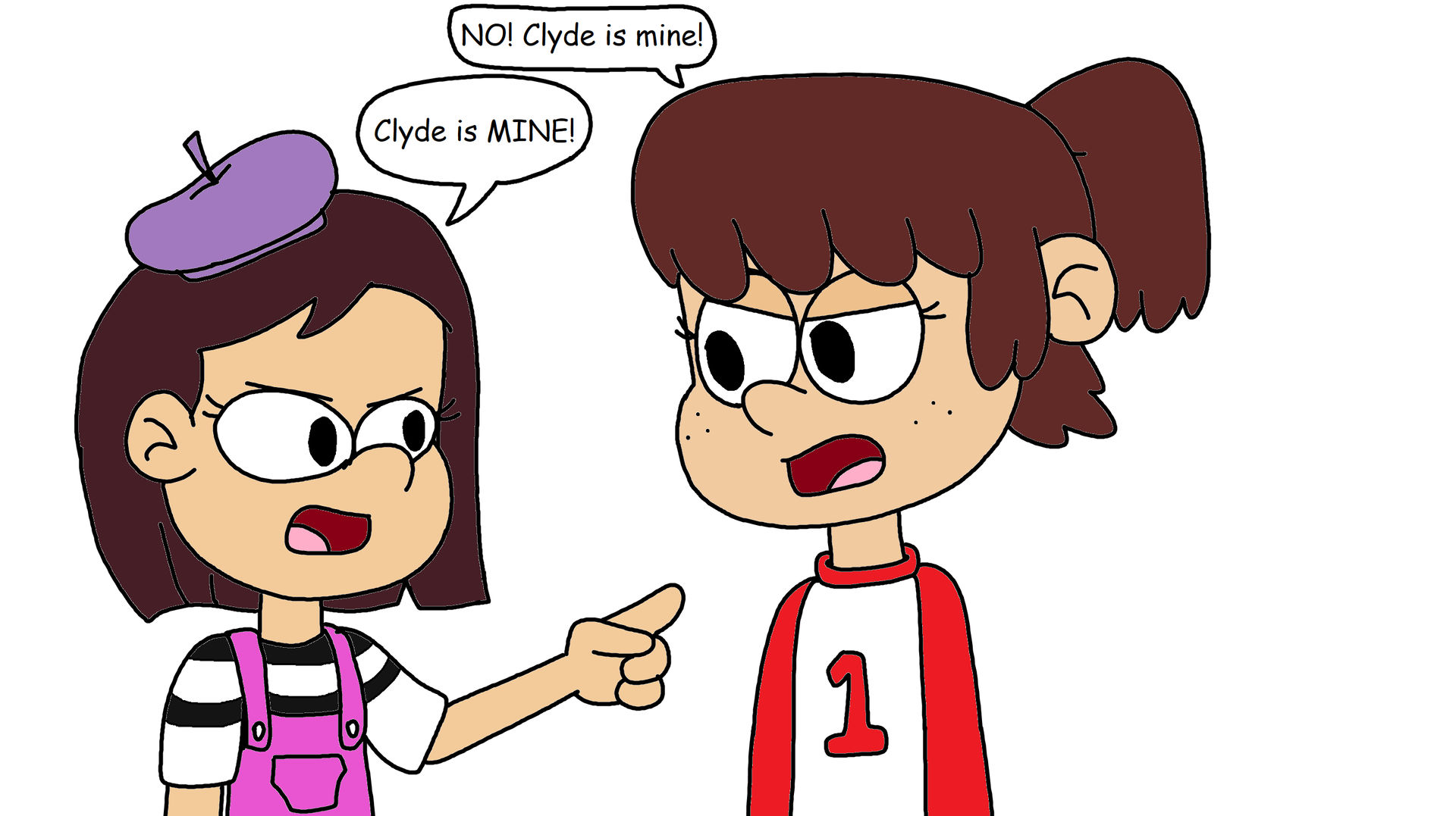 Arguing over a boyfriend by Mirzadoesart on DeviantArt