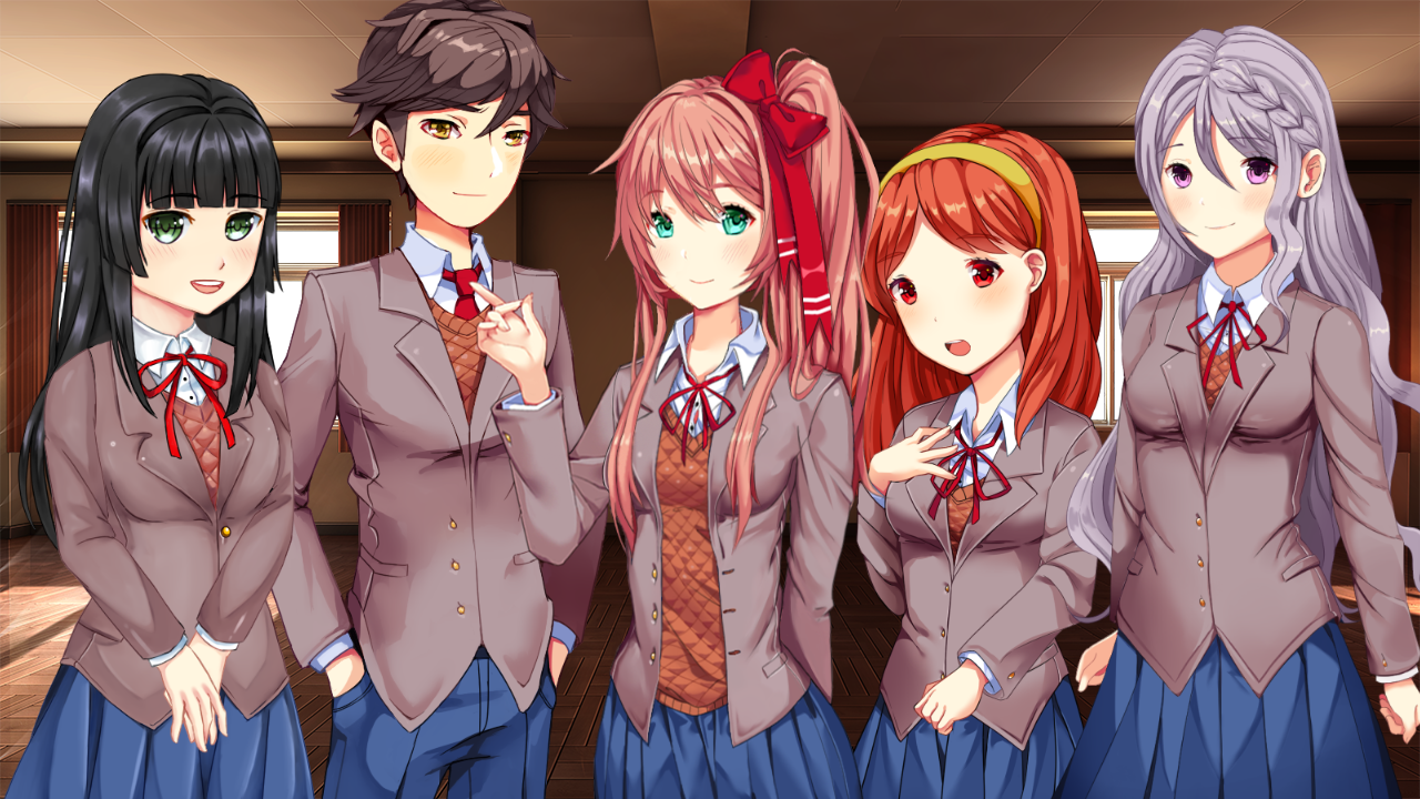 Doki Doki literature club isekai by MrE456 on DeviantArt