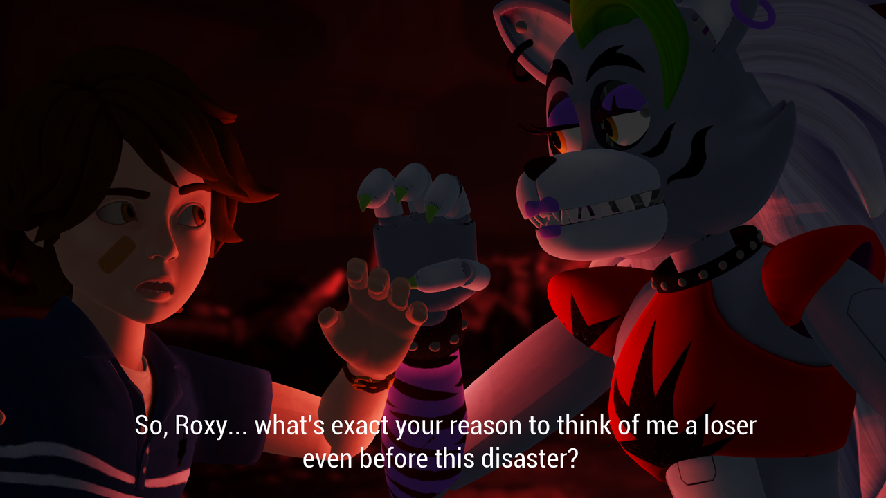 FNaF: SB Ruin - Gregory v. Roxy in MK1 style intro by GhoulGirls90 on ...