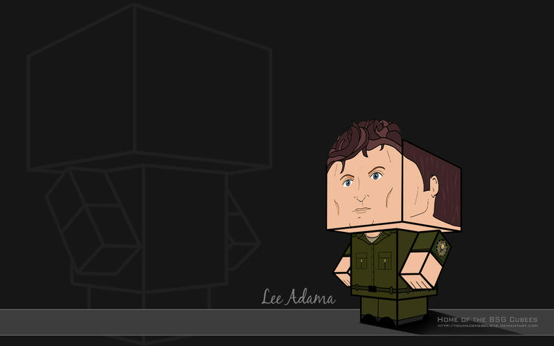 Lee Adama Fatigues Wallpaper