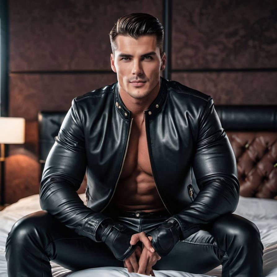 Ceebee23 leather man by ceebee23 on DeviantArt