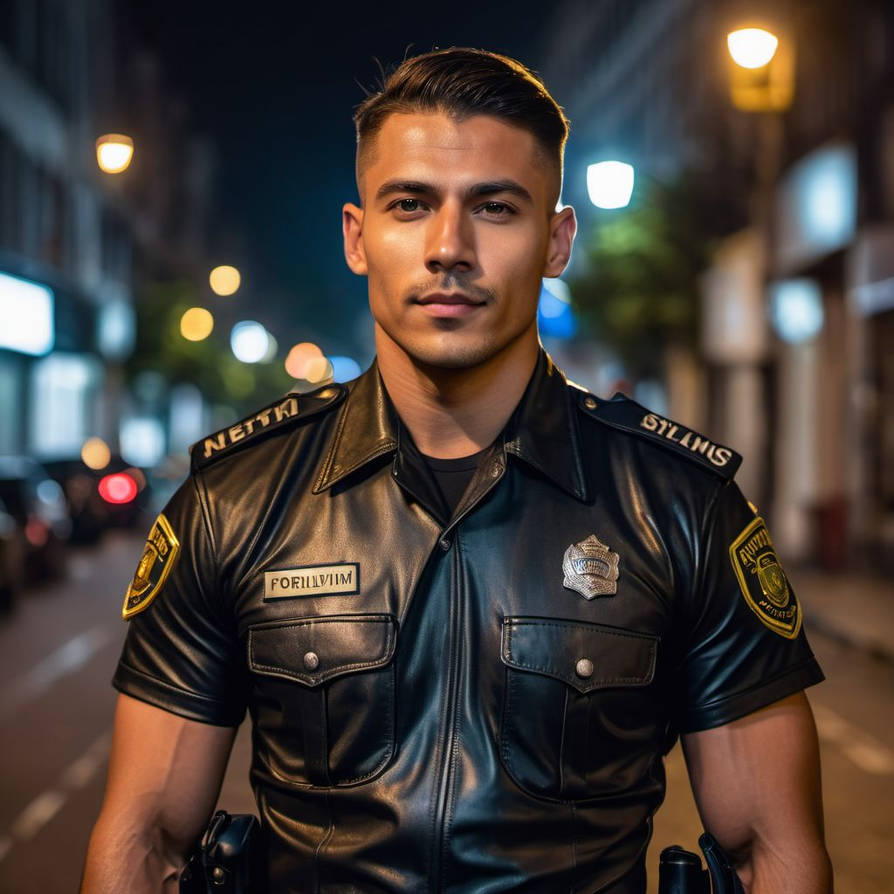 Leather cop 3 by ceebee23 on DeviantArt