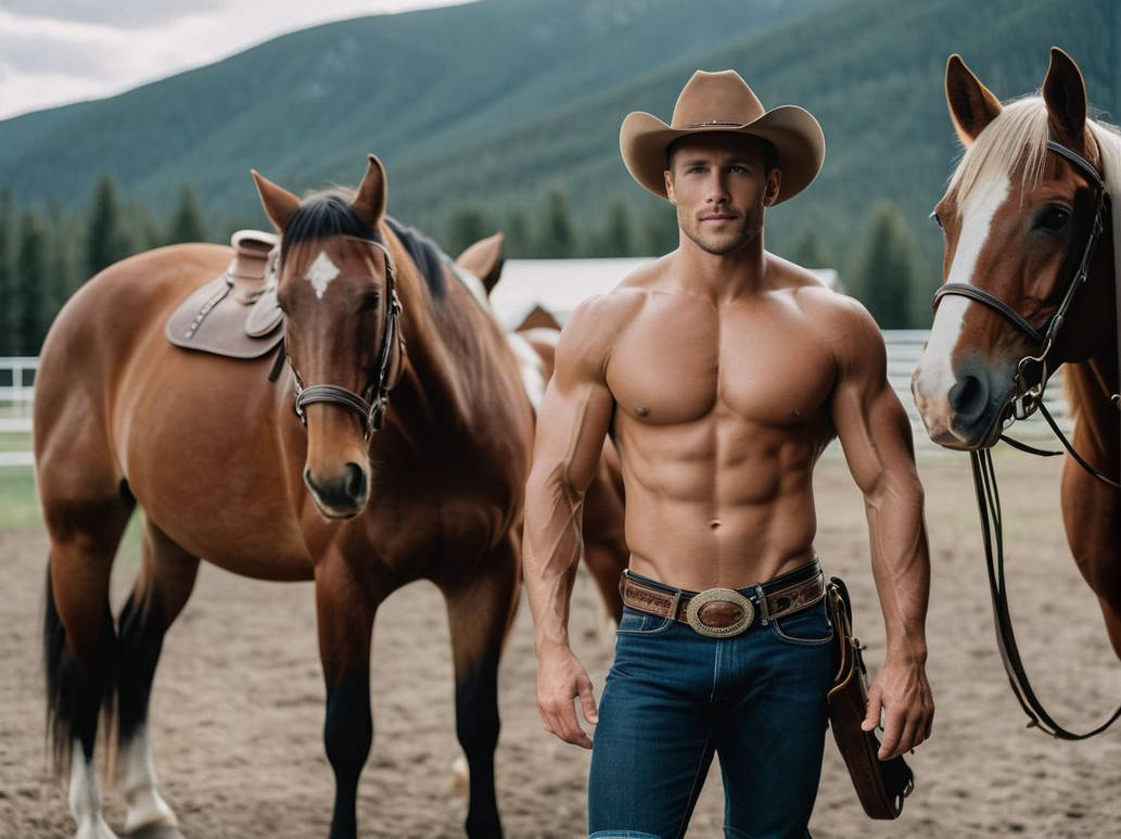 muscle cowboy 3 by ceebee23 on DeviantArt