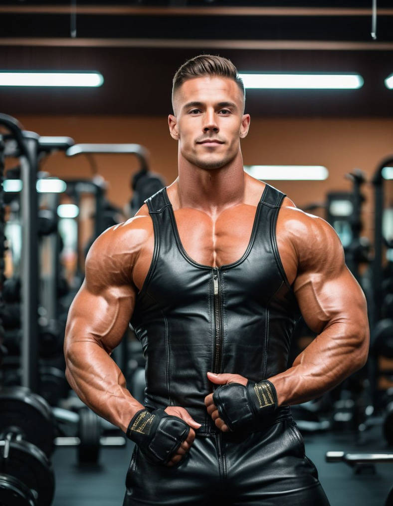 Ceebee23 Leather muscle 2 by ceebee23 on DeviantArt