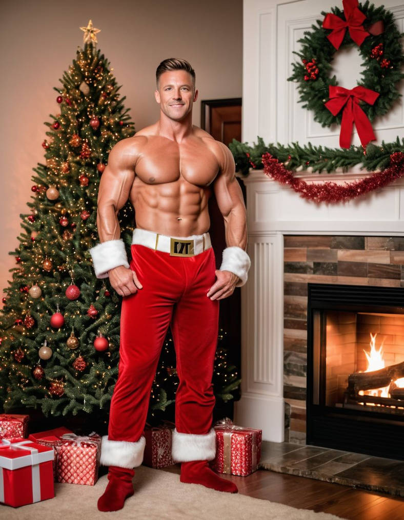Musle Santa muscle Santa 5 by ceebee23 on DeviantArt
