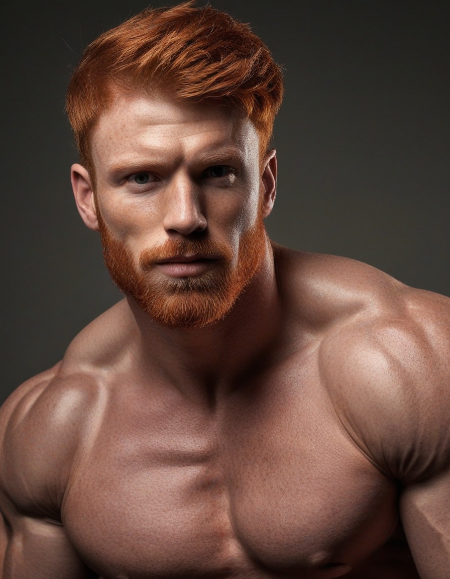 Buff Red Body Red Muscle 3 by ceebee23 on DeviantArt
