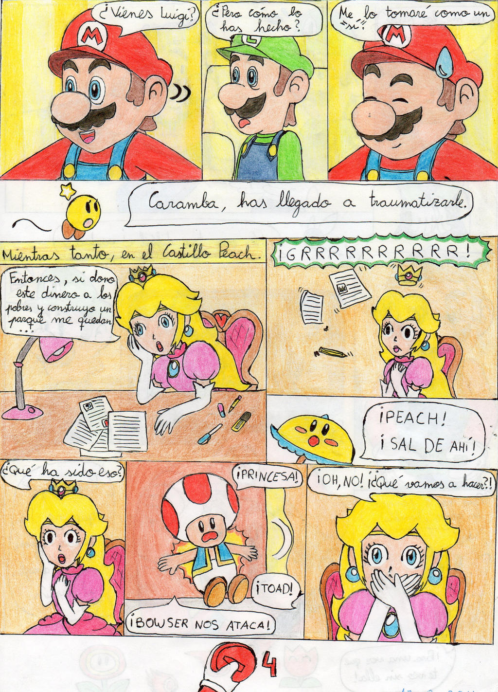 Mario Y Luigi La Odisea De Los Mundos P 4 By Dino Drawer On Deviantart