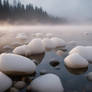 White Fog Snow Stone 