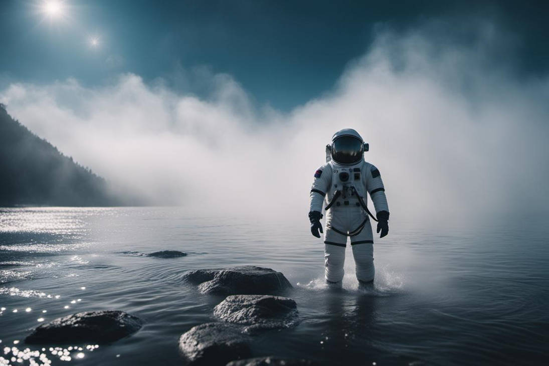 Spaceman Stand Fog Water Stone by whitefogstone on DeviantArt