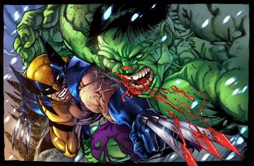 Hulk vs  Wolverine