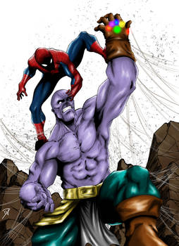 Spider-man vs. Thanos