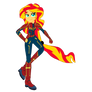 Sunset Shimmer as Captain Marvel