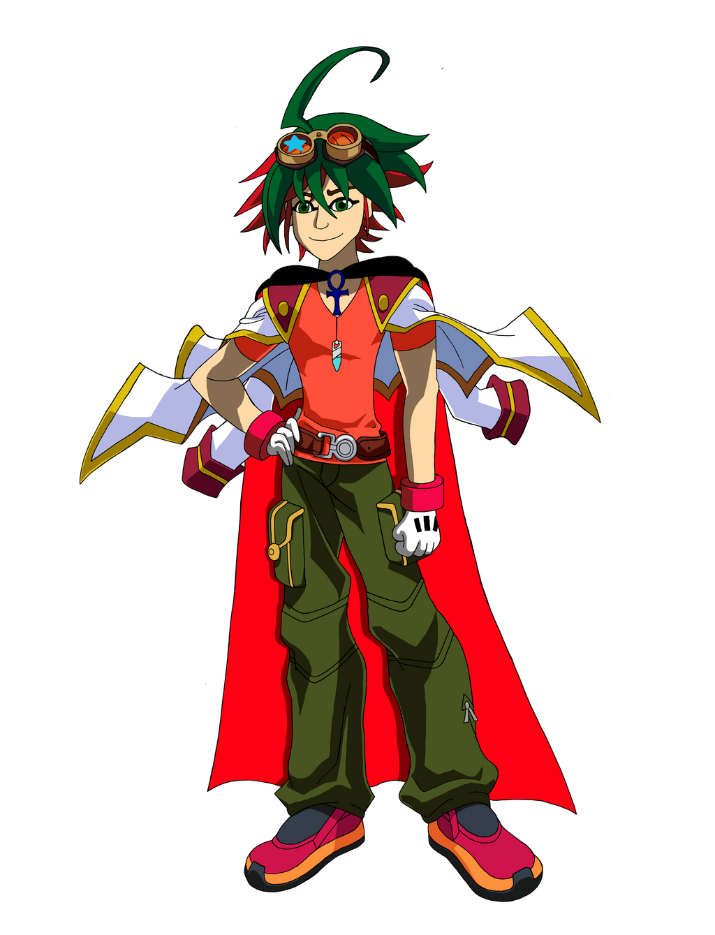 Ren as Yuya Sakaki by renthegodofhumor on DeviantArt