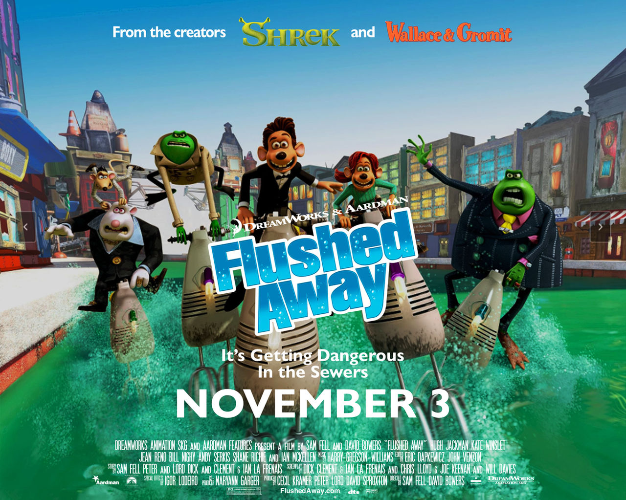 Flushed With Flushed Away (2006) Custom Poster by MCandCreations on DeviantArt