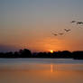 Murray Lagoon at Sunset