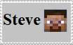 A Simple Steve Stamp by HerobrineSings