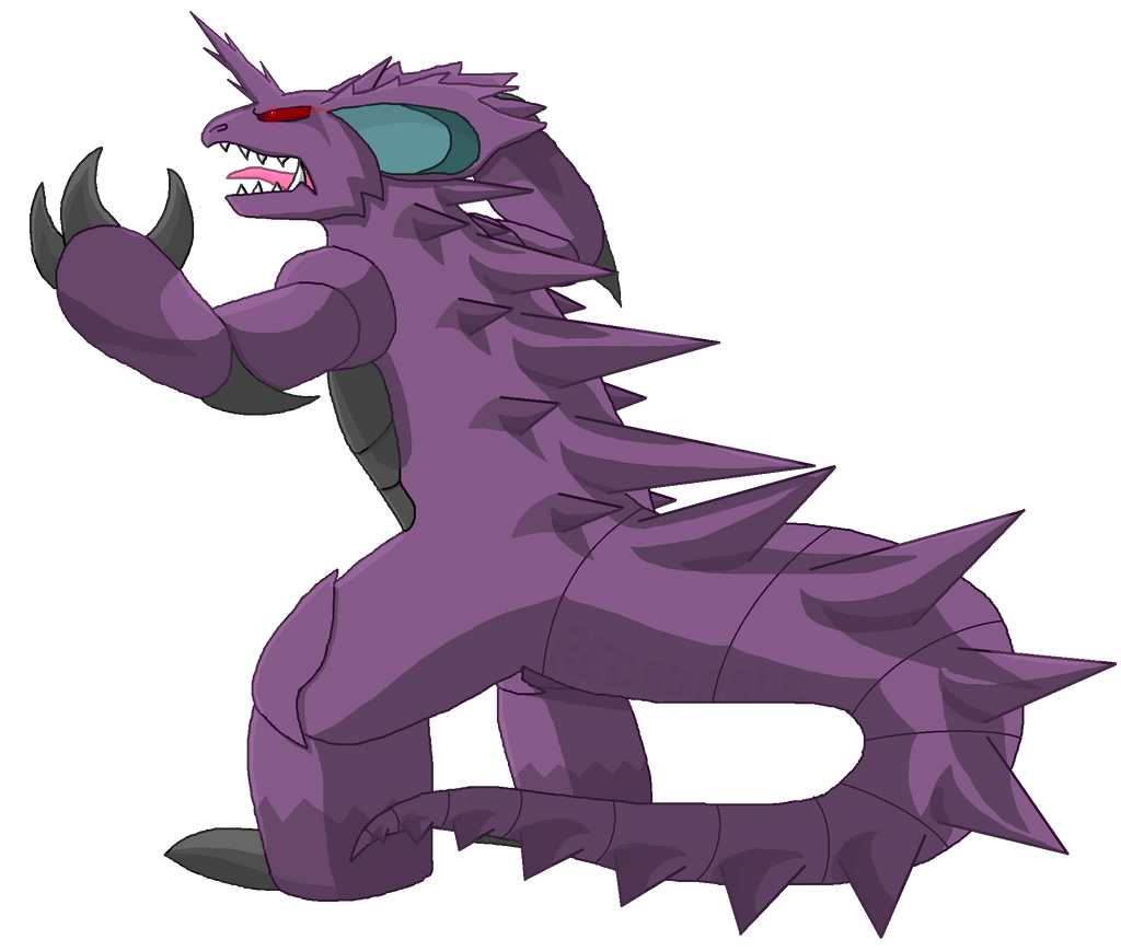 Dark Nidoking by HerobrineSings