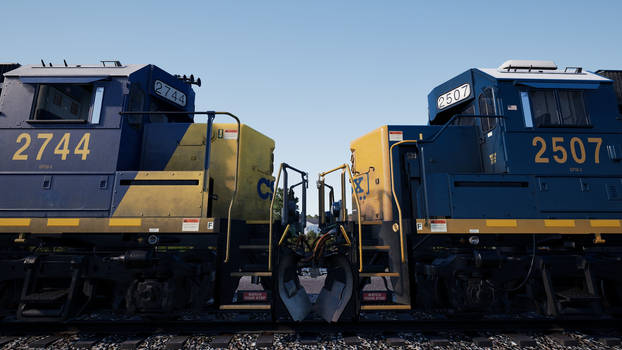 CSX Heavy Haul, Geeps Kissing