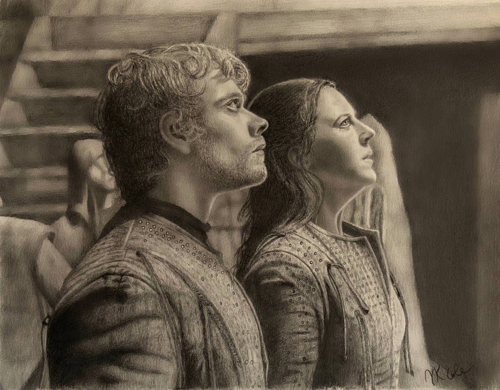 Theon and Yara Greyjoy Awaiting the Storm by VKCole on DeviantArt