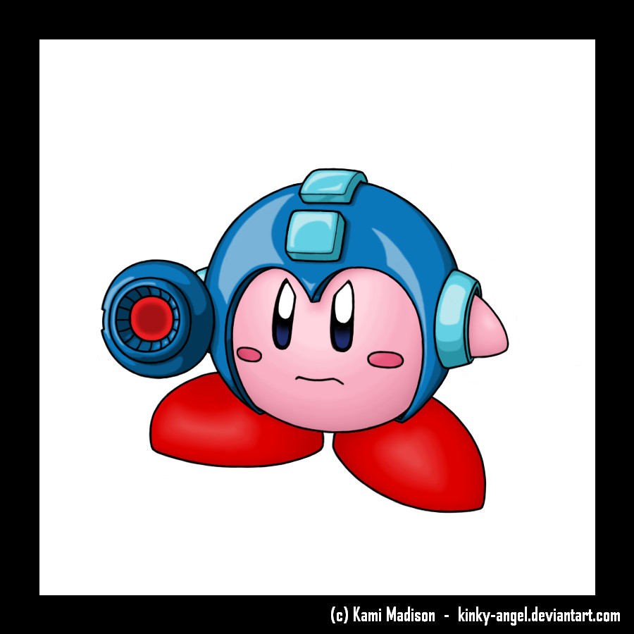 - Megaman Kirby Hat -