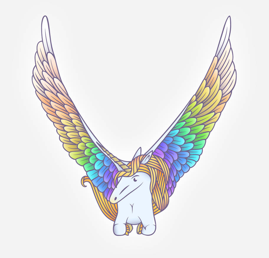 Rainbow Pegacorn