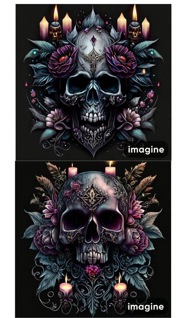 Gothic Skull tattoo by Diva161 on DeviantArt