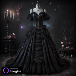Black hole gown 
