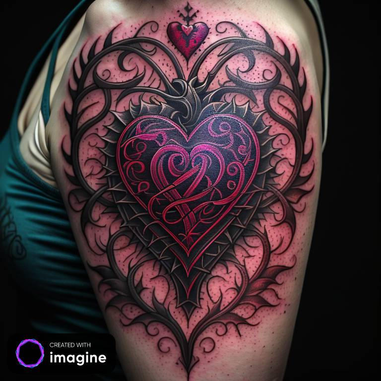 Gothic heart tattoo by Diva161 on DeviantArt