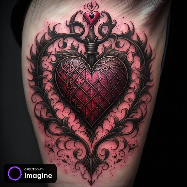Gothic heart tattoo by Diva161 on DeviantArt