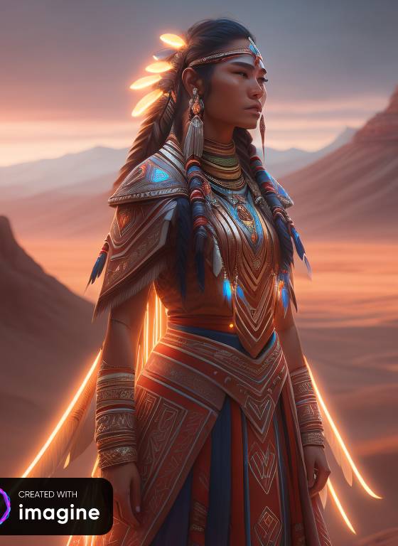 Futuristic Native American by Diva161 on DeviantArt